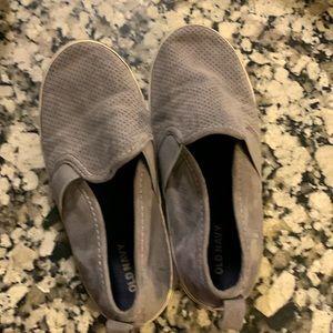 Size 11 (toddler) gray slip-ons